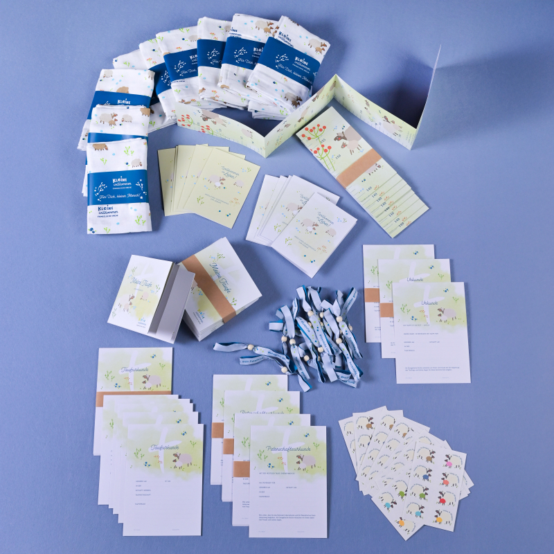 Preview: Kleine willkommen: Komplettset, Motiv Schaf Preview: Kleine willkommen: Komplettset, Motiv Schaf